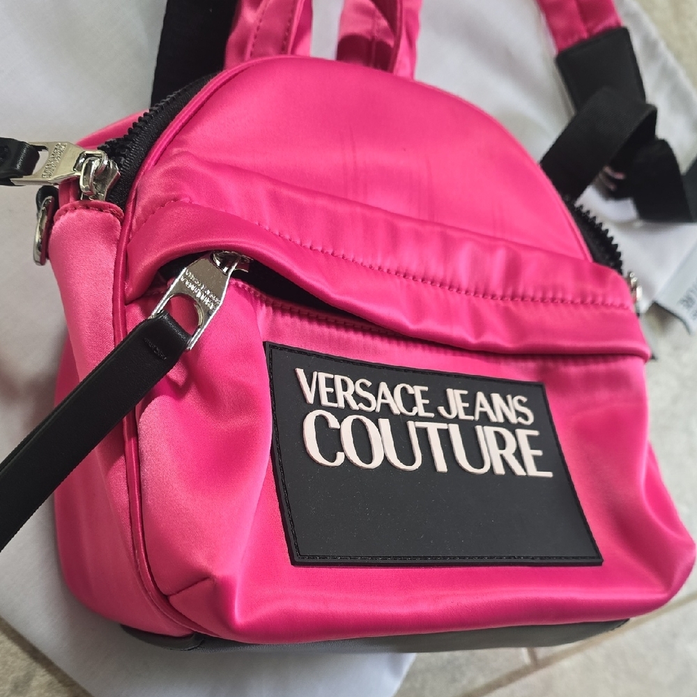 Versace Jeans Couture Vibrant Pink Backpack
